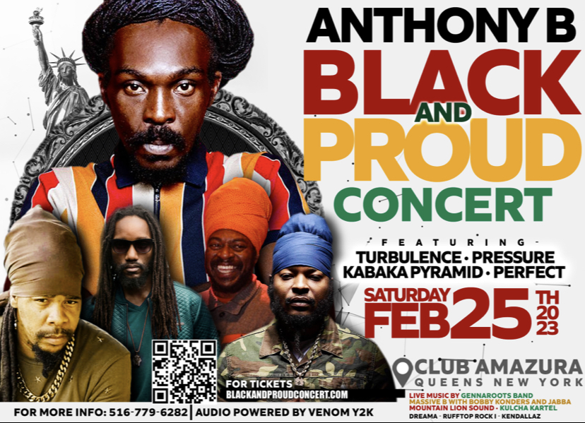 Anthony B's Black and Proud Concert