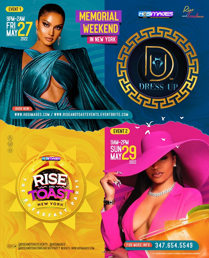 Dress Up + Rise & Toast- Memorial Weekend 2022