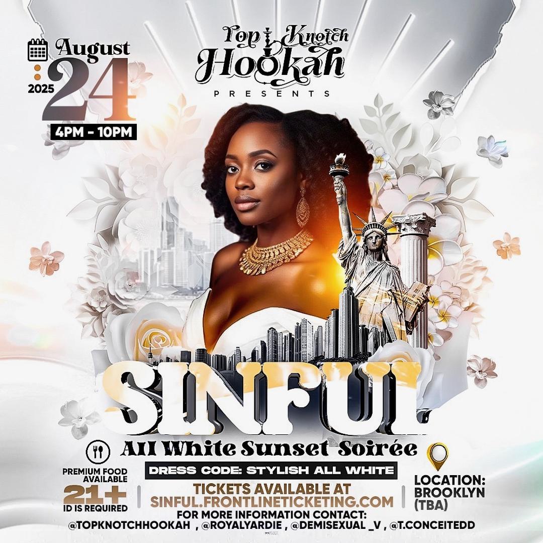 SINFUL All White Sunset Soiree
