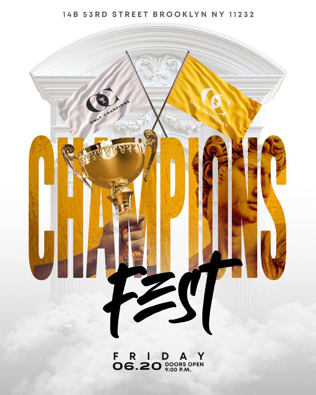 CHAMPIONS FEST Rooftop Party by Only Champions