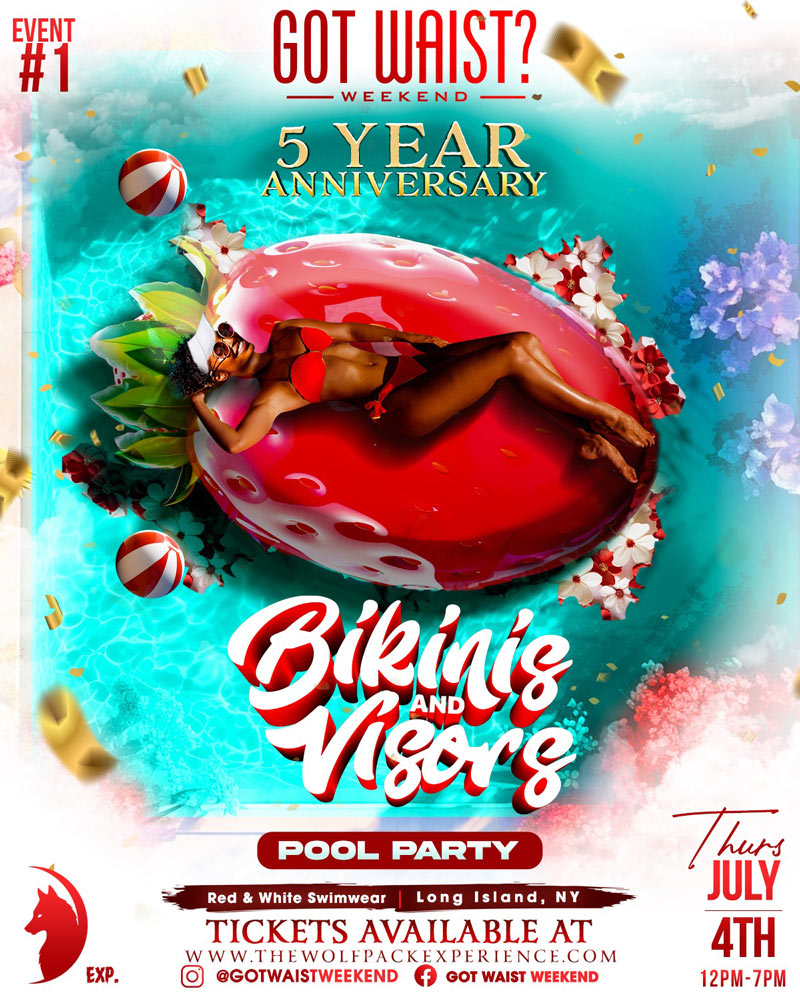 Got Waist Wknd 2024: Bikinis & Visors Pool Party - Event 1