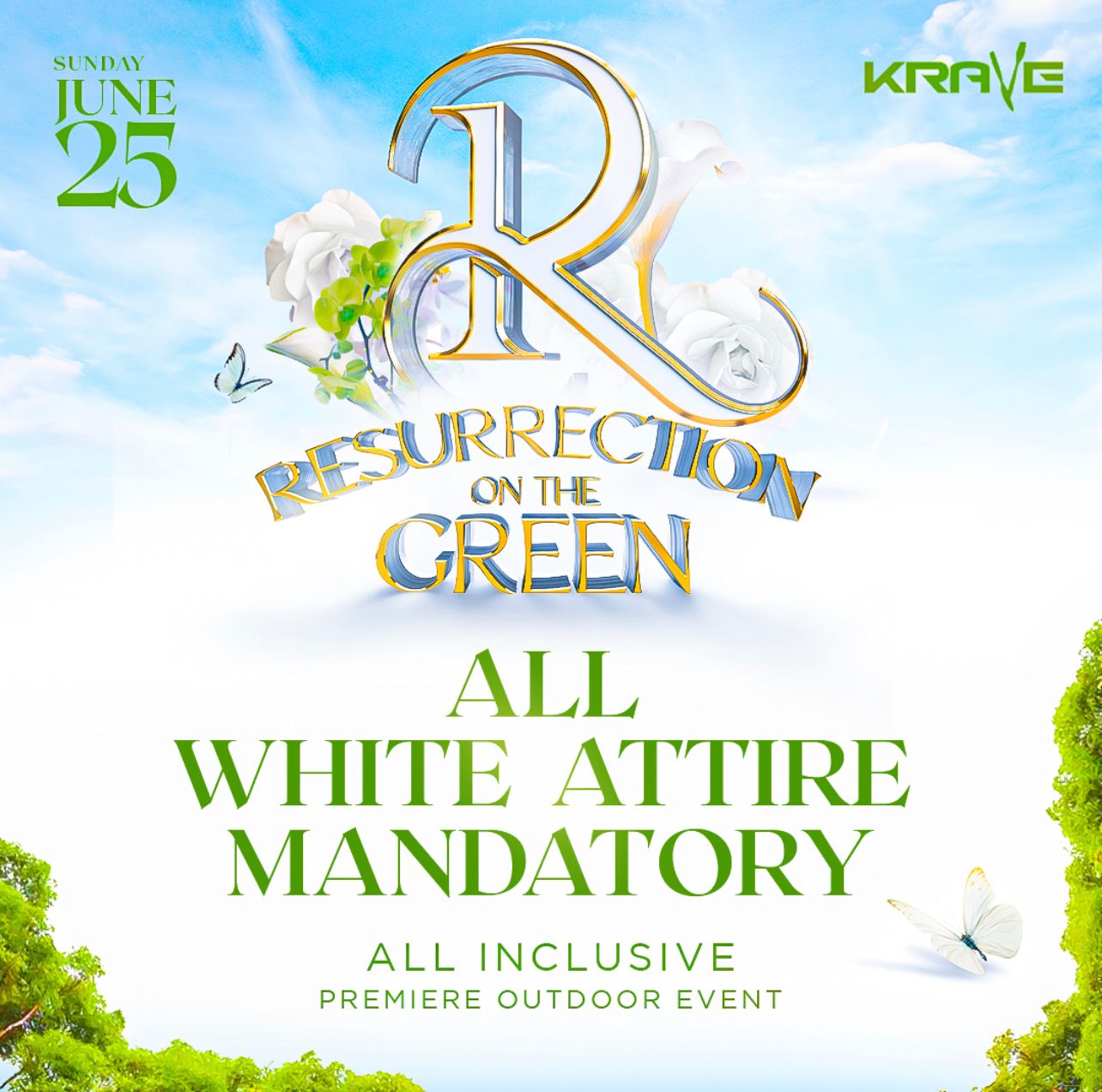 RESURRECTION on the Green 2023Caribbean Brunch/Day