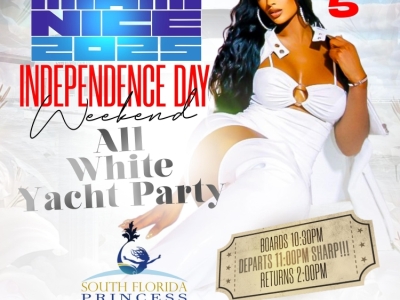 Miami Independence Weekend: All White Yacht Party 2025