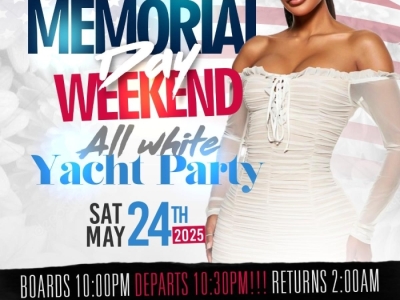 MIAMI NICE 2025 MEMORIAL DAY WEEKEND ANNUAL ALL WHITE YACHT PARTY