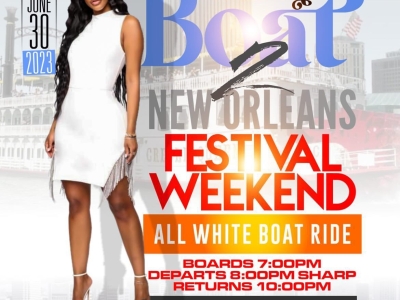 ROCK THE BOAT PT. 2 ALL WHITE BOAT RIDE PARTY | FESTIVAL WEEKEND 2023