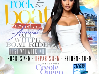 ROCK THE BOAT ANNUAL ALL WHITE BOAT RIDE PARTY BIG FESTIVAL WEEKEND 2026