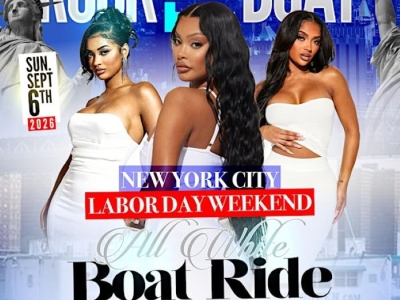 ROCK THE BOAT NYC – Labor Day Weekend All White Boat Ride 2026