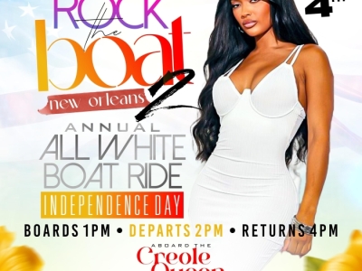 Rock The Boat Part 2: All White 4th of July Cruise During Essence Fest 2025