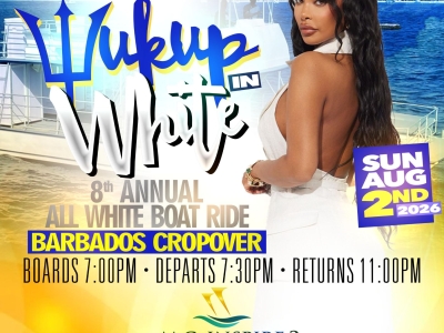 WUK UP IN WHITE: 8th Annual All White Boat Ride – Crop Over 2026